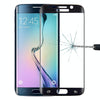 0.3mm 9H Surface Hardness 3D Curved Surface Full Screen Cover Explosion-proof Tempered Glass Film for Galaxy S6 edge(Black)