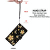 For Alcatel 3X 2020 Coloured Drawing Cross Texture Horizontal Flip PU Leather Case with Holder & Card Slots & Wallet & Lanyard(Gold Diamond Butterfly)