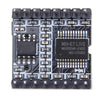 2 PCS HW-247A  Mini MP3 Player Audio Module(Black)