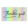50 Sheets /Pack Laser Rainbow Thank You Card Gift Wrapping Thank You Card(L15)