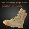 JL-1736 Wear-resistant Anti-collision High-top Training Boots Outdoor Sports Non-slip Hiking Shoes, Size: 46(Black)