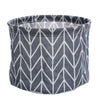 Fabric Storage Basket Desktop Organizer Basket, Style: Gray Arrow
