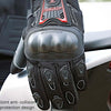 BSDDP RH-A0132 Full Finger Protection Outdoor Motorcycle Gloves, Size: XXL(Black)