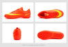 Breathable Non-slip Soccer Shoes Indoor and Outdoor Training Football Shoes for Children & Adult, Shoe Size:38(Orange Red)
