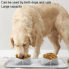 Foldable Silicone Pet Bowl Grey - Anti-Spill Travel Dog Cat Bowls
