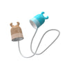KD201 Portable Lamp Hanging Neck Reading LED Night Light, Style: Little Deer (Blue+Brown)