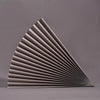 69x39cm Photo Props Hard Cardboard Folding Fan Photography Background Folded Paper(18 Pink Purple)