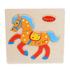 Children Educational Toy Wooden Cartoon Jigsaw Puzzle(Pony)