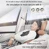 USB Plug-In Car Window Exhaust Fan Car Air Circulation Cooling Ventilation Fan, Color: Solar White