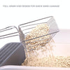 Rose Gold Metal Cat Litter Scoop with Extended Handle