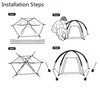 Naturehike NH21ZP014 Outdoor Hexagonal Cotton Breathable Pet Tent (Quicksand gold)