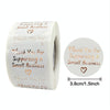 Stamping Thank You Sticker Envelope Sealing Sticker Gift Decoration Label, Size: 3.8cm / 1.5inch(K-68)