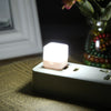 Cube LED USB Mini Night Light (White Light)