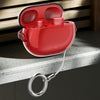 For Apple Beats Studio Buds / Buds+ Headphones Shape Clear Electroplated Acrylic Headset Protective Case(Red)