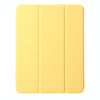 Clear Acrylic Leather Tablet Case For iPad Air 13 2024 / Pro 12.9 2022/ 2021 / 2020 / 2018(Yellow)