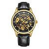 OCHSTIN 6020C Masterpiece Hollow Mechanical Men Watch(Gold-Black)