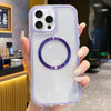 For iPhone 11 Pro 3 in 1 Airbag CD Texture MagSafe Phone Case(Taro Purple)