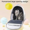 PU Pet Carrier Backpack Black for Cats & Dogs (Model 6)