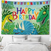 Happy Birthday Photo Backdrop Party Decoration Tapestry, Size: 150x130cm(GT56-5)
