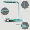 Multi-Function USB LED Lamp Touch Light with Qi Wireless Charging Pad(White)