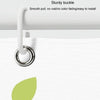 260x200cm Leaf Printed Waterproof Shower Curtain Thickened Polyester Bathroom Curtain Cloth