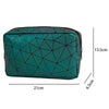 Portable Travel Toiletry Bag Large Capacity Cosmetic Storage Bag(Peacock Green)