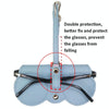Cute And Funny PU Sunglasses Case Portable Glasses Case With Hanging Buckle, Colour: Eyelashes