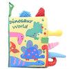 Tail Cloth Book Baby Enlightenment 3D Early Education Cloth Book(Dinosaur)