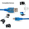 USB 2.0 AM to Mini 5pin USB cable, Length: 30.5cm