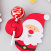 2 Packs Christmas Baking Decoration Cute Santa Penguin Lollipop Paper Card(Old Man)