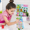 Face Changing Stickers Early Learning DIY Puzzle Stickers Toys(Princess)