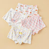 4pcs Cartoon Comfortable Combed Cotton Soft Breathable Girls Underwear, Size: L(DH055)