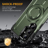 For Samsung Galaxy S24 FE 5G Lens Holder MagSafe Phone Case(Army Green)