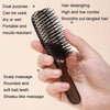 Layered Magic Wet Dry Comb Scalp Massage Comb(Home Transparent Gray)