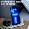A32 3 in 1 Quick Wireless Charger for iPhone, iWatch, AirPods(Black)