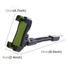 Universal 360 Degrees Free Rotation ABS Motorcycle Phone Bracket Mountain Bike Navigation Bracket GPS/Mobile Holder for 3.5-6.5 inch Mobile Phone(Green)
