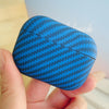 For AirPods Pro 2 Carbon Fiber TPU Frosted Earphone Protective Case(Blue)