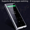 M27 1.8 Inch Bluetooth MP3/MP4 Music Player E-Book Recorder, Size: 4GB(Black)