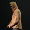 Fleece Warm Men Thermal Breathable Hooded Coat, Size:M (Brown)