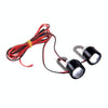2 PCS 12V 3W  Blue Light Eagle Eyes LED Strobe Light For Motorcycle Wire Length: 90cm