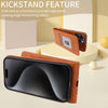 For Samsung Galaxy A05s / M14 4G Magnetic Vertical Flip Leather Phone Case(Brown)
