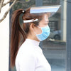 100pcs Anti-Saliva Splash Anti-Spitting Anti-Fog Anti-Oil Transparent Mask Face Shield