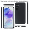 For Samsung Galaxy A55 5G RCS Single-sided Frosted TPU Phone Case(Black)