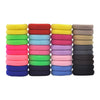 20pcs / Pack Girls Kids Rubber Bands Ponytail Holder Elastic Hair Bands(Shallow Five Colors)