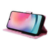For Samsung Galaxy A24 5G Bronzing Painting RFID Leather Phone Case(Pastoral Rose)
