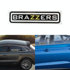 10 PCS  BRAZZERS Car Sticker Auto Decals foe Car Styling, Size: 4.9x22.5cm
