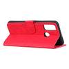 For Alcatel 3X 2020 KHAZNEH Retro Texture PU + TPU Horizontal Flip Leather Case with Holder & Card Slots & Wallet(Red)