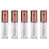 5pcs Lip Glaze Trial Sample Bottle Mini DIY Homemade Lip Gloss Bottles Lip Oil Bottle, Color: Rose Gold