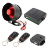 12V Car Alarm System with 2 Remotes, Anti-Hijack & Remote Start