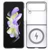 For Samsung Galaxy Z Flip3 5G 6D Glossy Electroplated PC MagSafe Phone Case(Meteorite Black)
